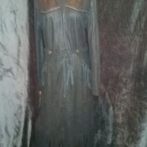 Cowgirl Up!!! Black Fringed Duster